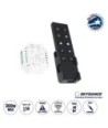 GloboStar® 73125 S1-B+R1 SKYDANCE ΣΕΤ Dimmer & Ασύρματο Χειριστήριο Αφής 1 Group RF 2.4Ghz 1.5A Max AC100-240V (360W) - DC 3V IP20 - 5 Χρόνια Εγγύηση